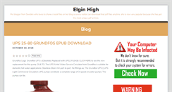 Desktop Screenshot of elginhigh.info