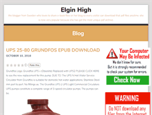 Tablet Screenshot of elginhigh.info